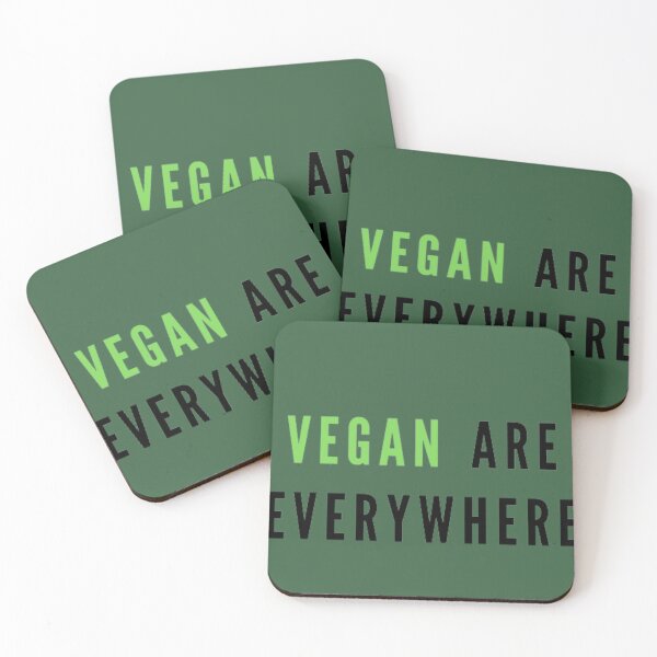 Item preview, Vegan are everywhere green piece designed and sold by The Trend Shopl.