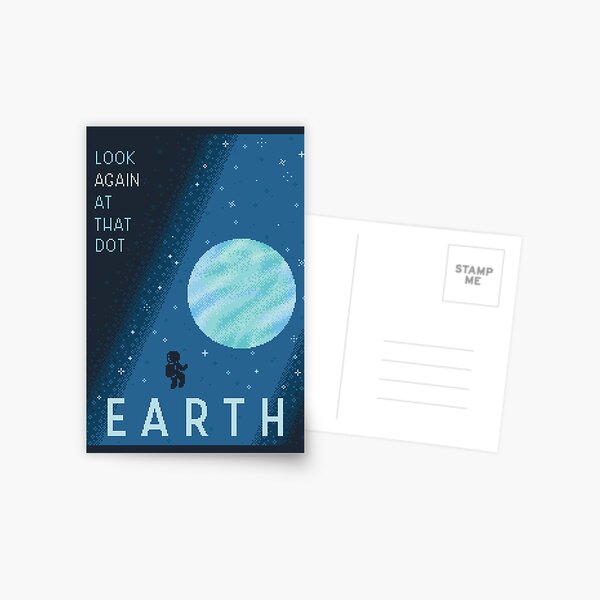 Item preview, EARTH Space Tourism Travel Poster designed and sold by sp8cebit.