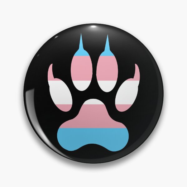 Item preview, Wolf Paw Transgender Pride designed and sold by MMwolfdogden.