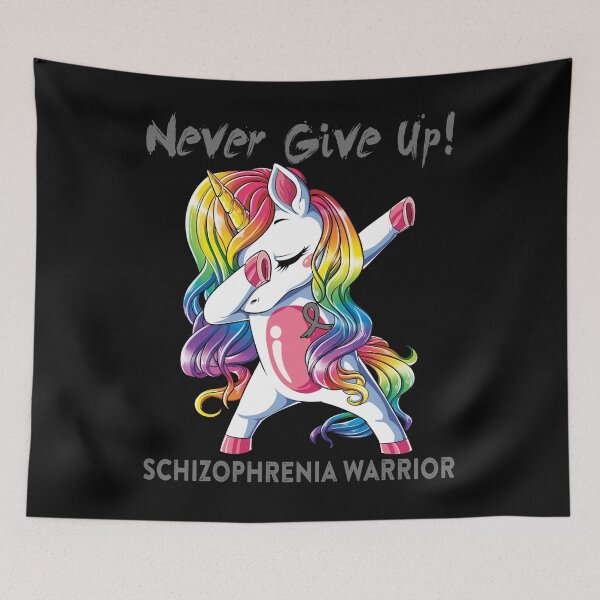 Item preview, Schizophrenia Warrior - Never Give Up! - Support Schizophrenia Warrior Gifts designed and sold by whlrcheryl.