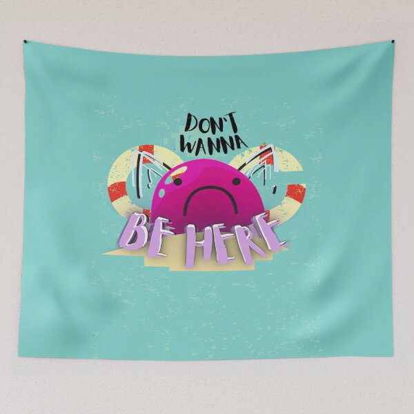 Item preview, Don't Wanna Be Here Depressed  designed and sold by Flirt-Teez.