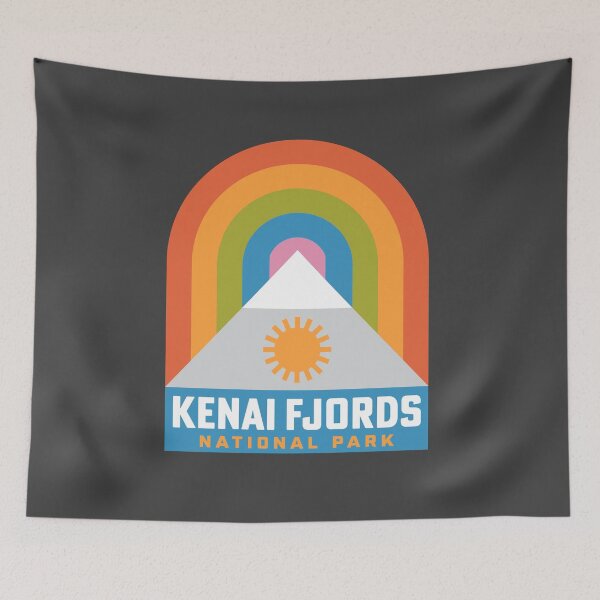 Item preview, Kenai Fjords National Park Alaska Hiking Rainbow  designed and sold by yelly123.