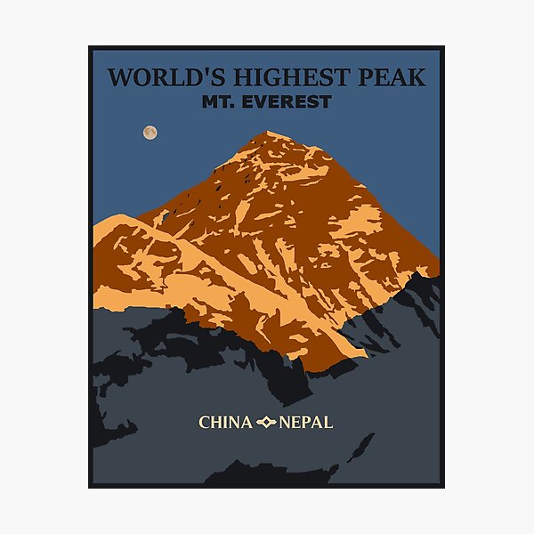 Item preview, Mt. Everest designed and sold by Sean Womack.