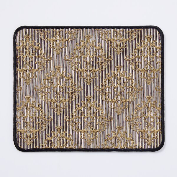 Item preview, Flourish Ornamental Damask Golden Striped Pattern - Baroque Patterns designed and sold by antevasinart.