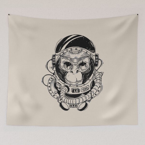 Item preview, Space Travel Astronaut Monkey designed and sold by nando270.