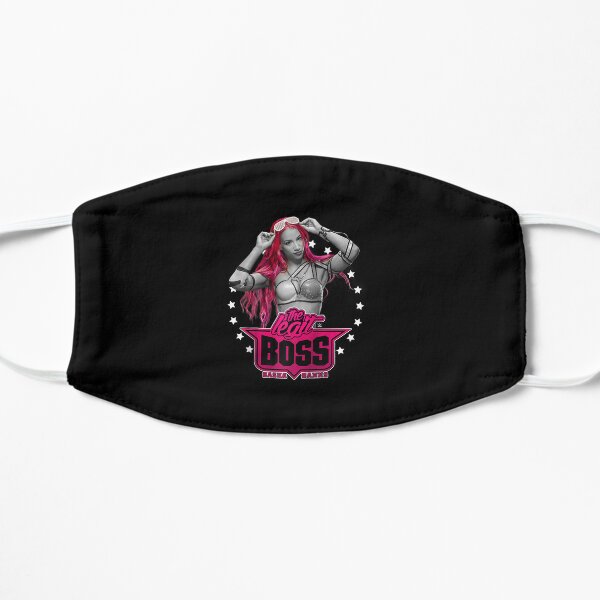 WWE Sasha Banks Pink Hair Raglan Baseball Tee Flat Mask