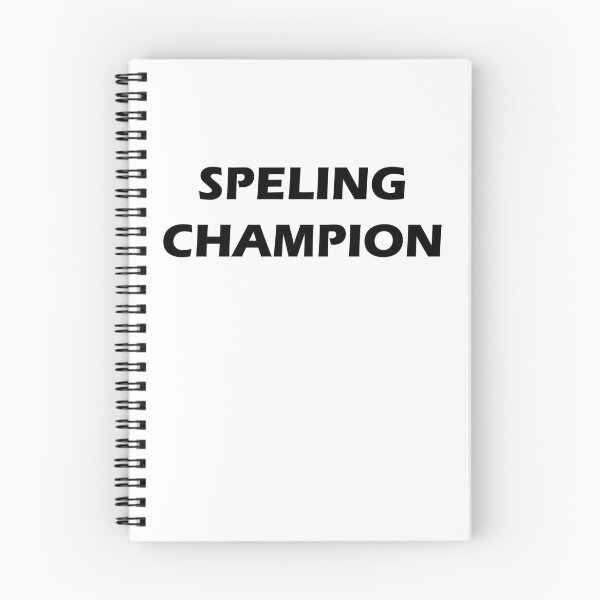 Item preview, Speling Champion - Funny  designed and sold by Captain Met.