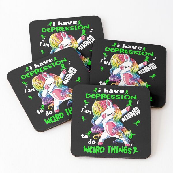 Item preview, Depression Awareness Funny I have Depression i'm allowed to do Weird Things! designed and sold by JanetShop809.