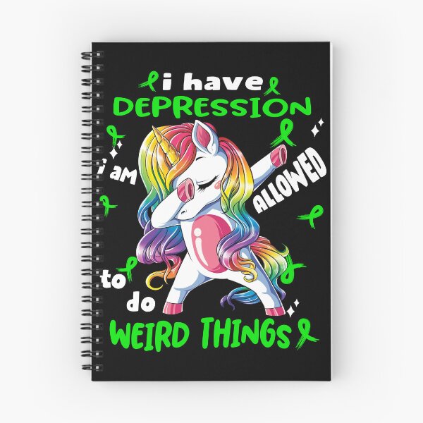 Item preview, Depression Awareness Funny I have Depression i'm allowed to do Weird Things! designed and sold by JanetShop809.