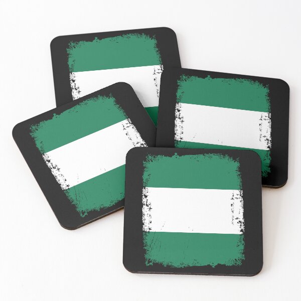 Item preview, Nigeria Flag Distressed designed and sold by rafaeltto.