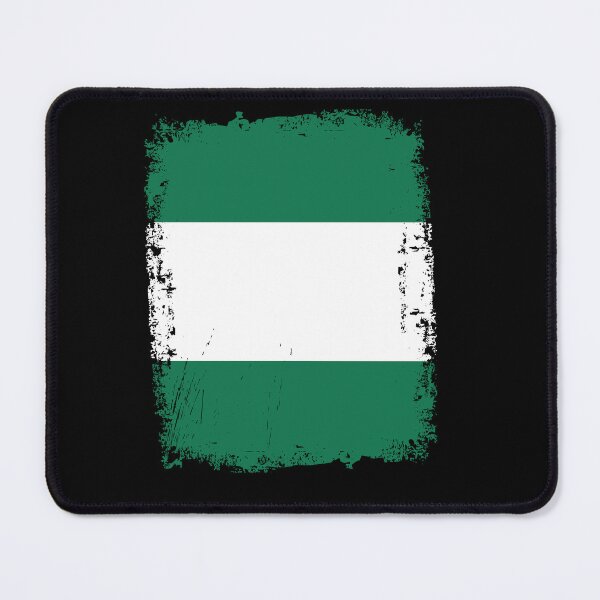Item preview, Nigeria Flag Distressed designed and sold by rafaeltto.