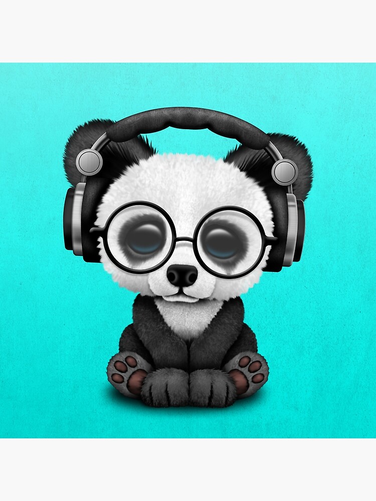 cute panda earphones