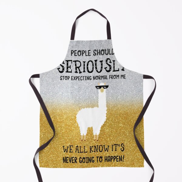 Item preview, Stop Expecting Normal Llama backgroud Stunning Glitter designed and sold by SUZANNE042.