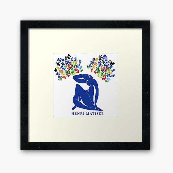 Vista previa del artículo con la obra «Matisse Spray de hojas- Henri Matisse Desnudo azul - Matisse Flowers Art», diseñado y vendido por TeeARTHY.