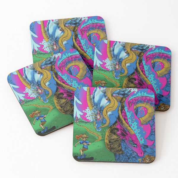Item preview, Two-Headed Dragon With Twin Princesses designed and sold by Brooksie Fontaine.