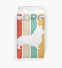 Vintage-Stil Corgis Silhouette Shirt Bettbezug