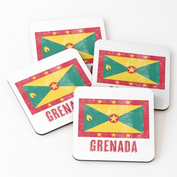 Item preview, Flag of Grenada "Grunge" look. designed and sold by KTSubz Faith & Fun Designs.