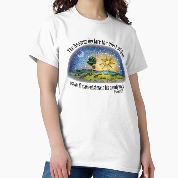 Item preview, Flat Earth - Psalm 19:1 (The Firmament) White designed and sold by flatearthtalk.