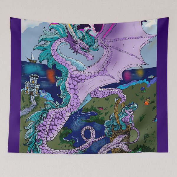 Item preview, Flight Among the Fireworks designed and sold by Brooksie Fontaine.