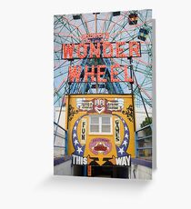 Wonder Wheel - Coney Island Greeting Card