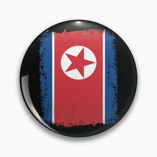 Item preview, North Korea Flag Distressed designed and sold by rafaeltto.