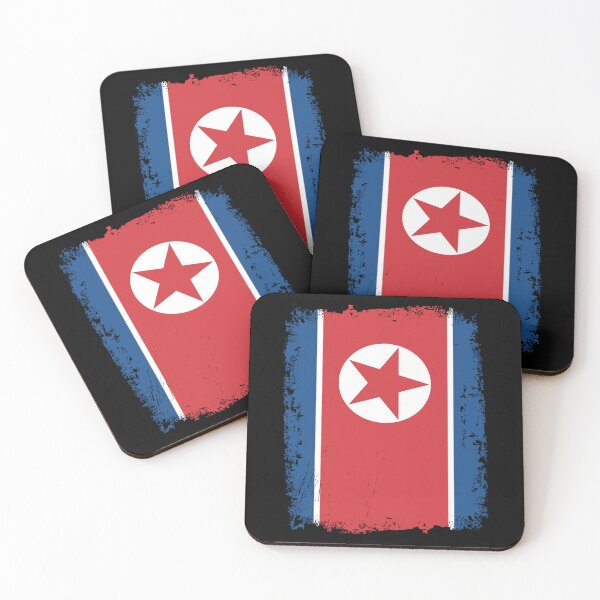 Item preview, North Korea Flag Distressed designed and sold by rafaeltto.
