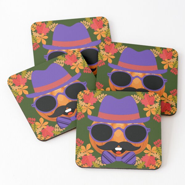 Item preview, Mustached Hipster Pumpkin with Bowtie and fedora designed and sold by Write-to-Rebel.