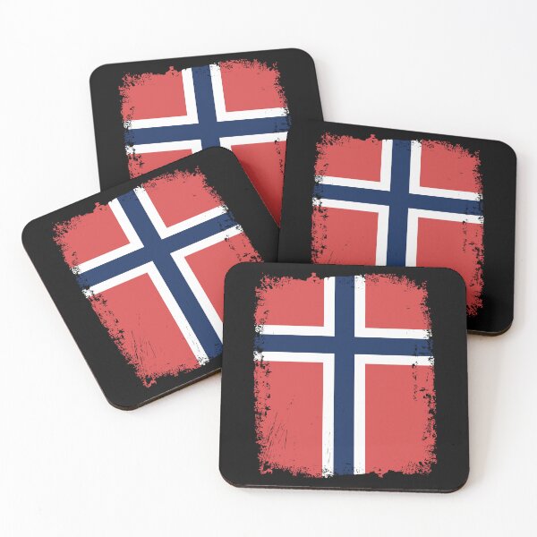 Item preview, Norway Flag Distressed designed and sold by rafaeltto.