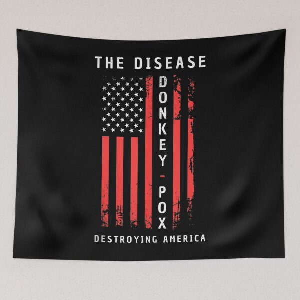 Item preview, DONKEY POX THE DISEASE DESTROYING AMERICA DONKEYPOX VINTAGE designed and sold by quickydfbv46.