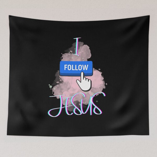 Item preview, I Follow Jesus | Christian Faith | Follow Button designed and sold by NobleForte.