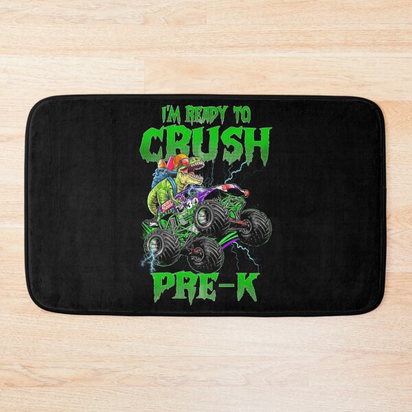 Item preview, Crush Pre-k Dinosaur Monster Truck Back to School Boys Kids designed and sold by leshiarivers.