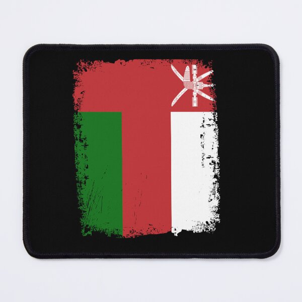 Item preview, Oman Flag Distressed designed and sold by rafaeltto.
