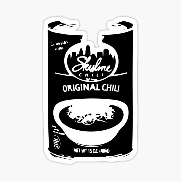 "Cincinnati Skyline Chili " Sticker for Sale by DenverDesign Redbubble