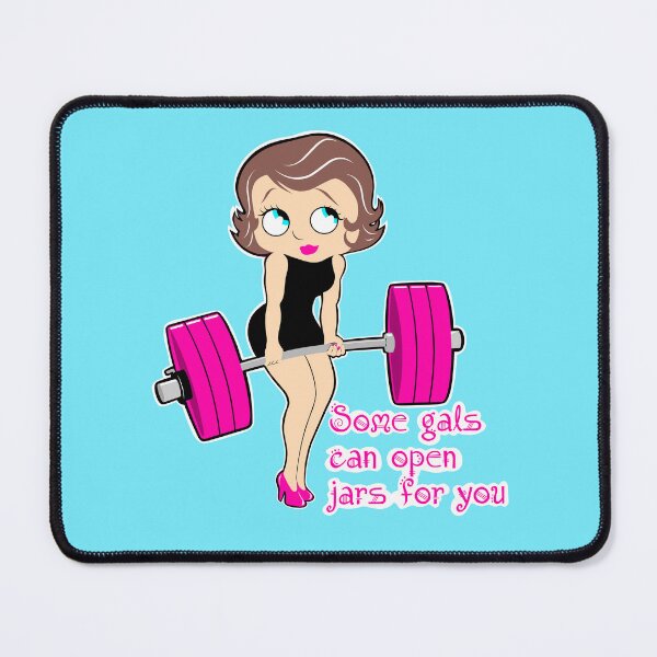 Item preview, Fitness, Girls who lift, Barbell girl, gym girl designed and sold by Tim Addison.