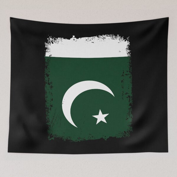 Artikelvorschau, Pakistan Flag Distressed entworfen und verkauft von rafaeltto.