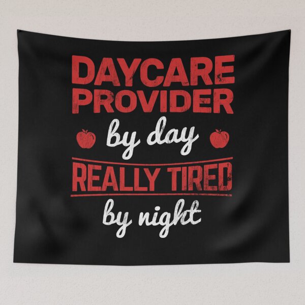 Item preview, Daycare Provider By Day Tired By Night Childcare Provider designed and sold by leshiarivers.