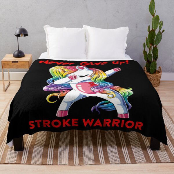 Item preview, Stroke Warrior - Never Give Up! - Support Stroke Warrior Gifts designed and sold by whlrcheryl.