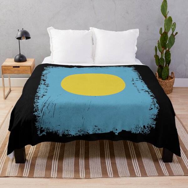 Item preview, Palau Flag Distressed designed and sold by rafaeltto.