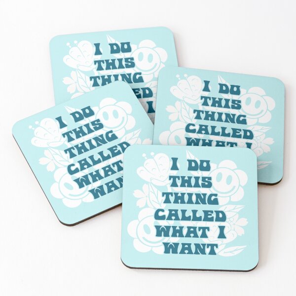 Item preview, Retro Doodle I Do What I Want Design: Blue Version.  designed and sold by KreativeKennCo.