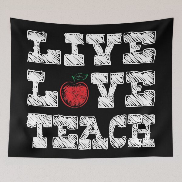 Item preview, LIVE LOVE TEACH designed and sold by Jandsgraphics.