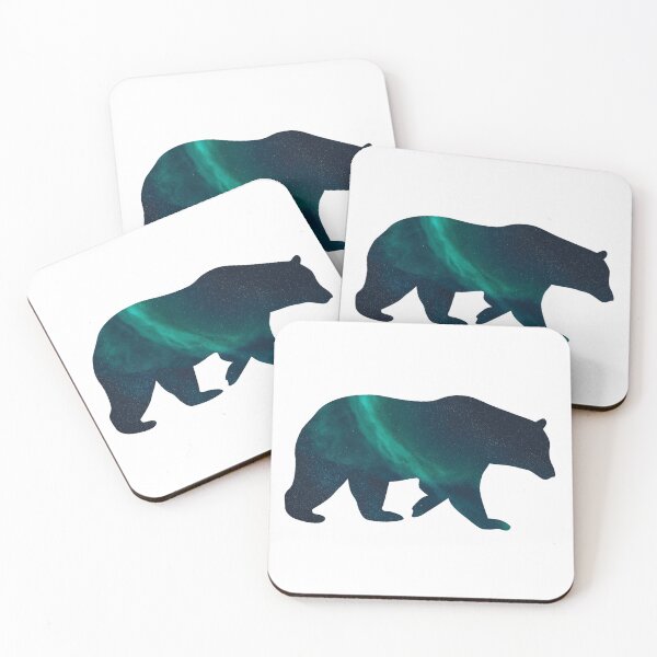 Item preview, Grizzly Bear Northern Lights designed and sold by ThisIsMugLife.