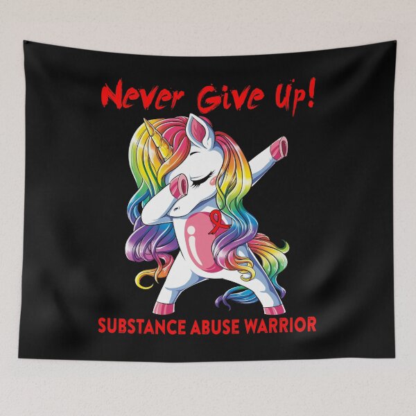 Item preview, Substance Abuse Warrior - Never Give Up! - Support Substance Abuse Warrior Gifts designed and sold by whlrcheryl.