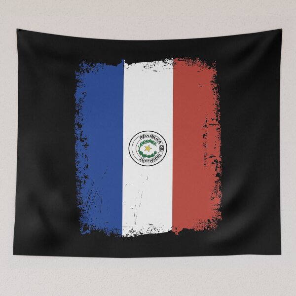 Item preview, Paraguay Flag Distressed designed and sold by rafaeltto.