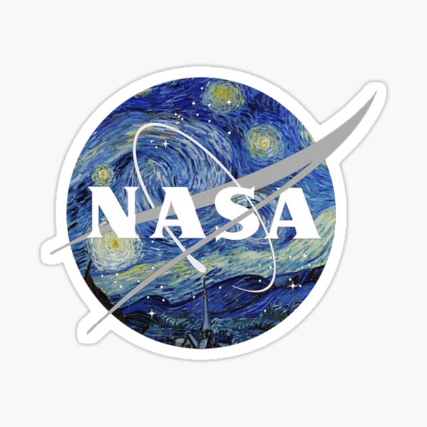 Starry Night Nasa Sticker