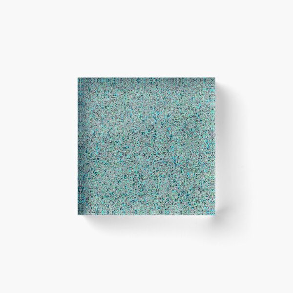 Seaside Aquamarine Acrylic Block