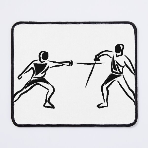 Item preview, Fencing Dual Bout designed and sold by DinoCatastrophe.
