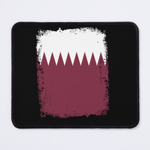 Item preview, Qatar Flag Distressed designed and sold by rafaeltto.