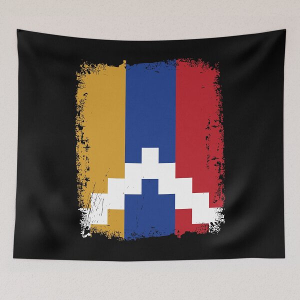 Item preview, Republic of Artsakh Flag Distressed designed and sold by rafaeltto.