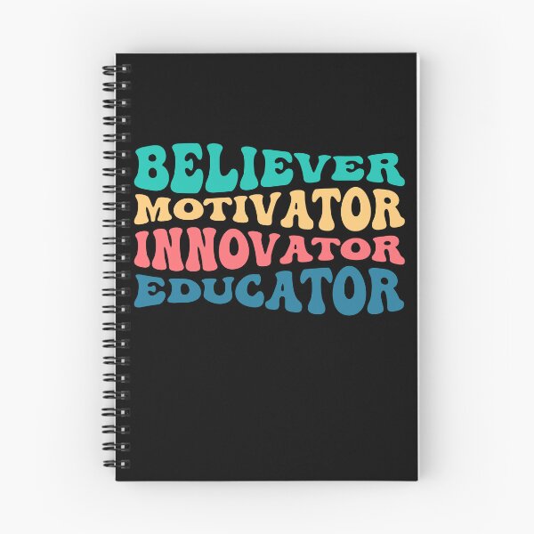 Item preview, Believer Motivator Innovator Educator School Teachers designed and sold by SaidDES.