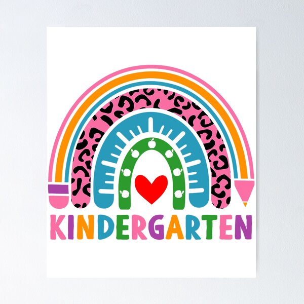Item preview, Leopard Rainbow Kindergarten Teacher First Day of School designed and sold by zimmermansmp.